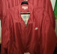 XXL Farmer Jacket VTG PIONEER SEED Maroon Plaid Lining Farming Corn Soybean