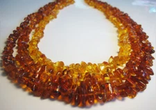 3 - Genuine Beautiful Baltic Amber Necklace 20 in !!!