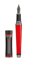 Montegrappa F1 Speed Racing Red Fountain Pen M 18kt nib MIB