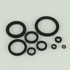Flat Washer Black Nitrile Rubber Washer 1/8" 1/4" 3/8" 1/2" 3/4" 1" 1.2" 1.5" 2"