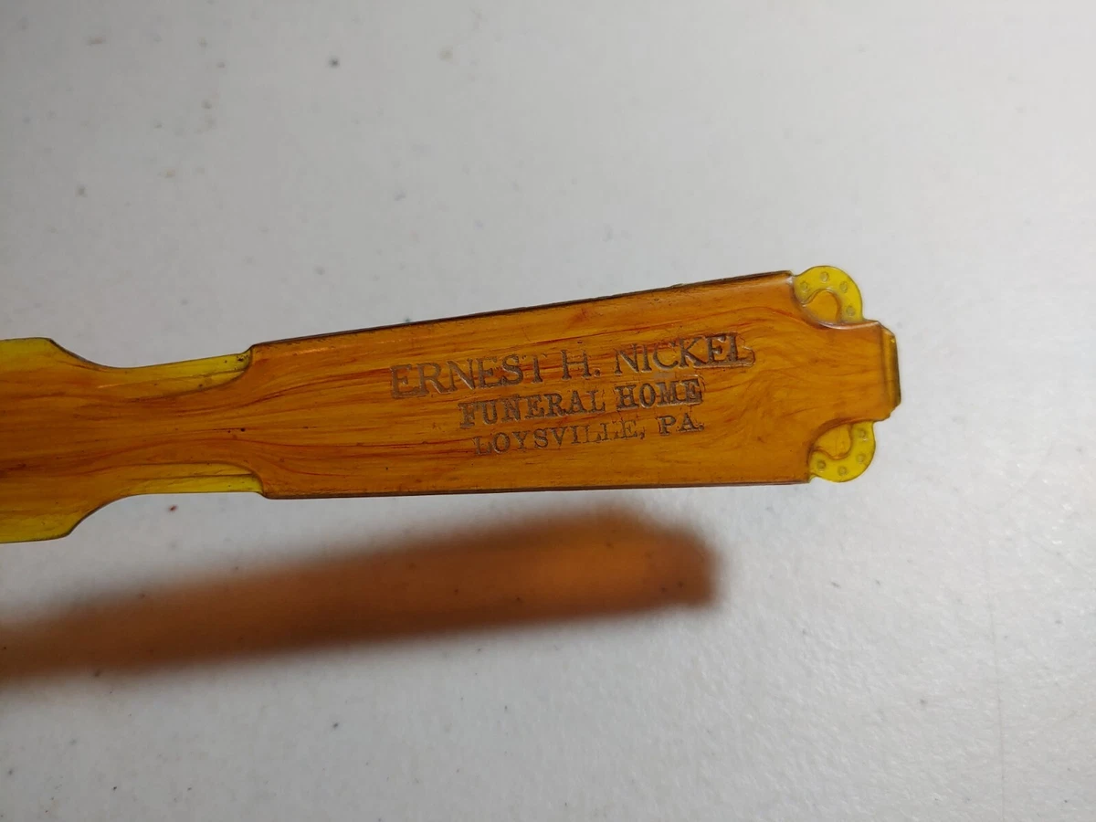Vintage Ernest H. Nickel Funeral Home Loysville PA Advertising Letter  Opener | eBay