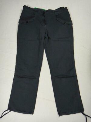 09171 Damen 3/4 Hose Stoff Benetton Ben Gr. 40 dunkel blau mJ