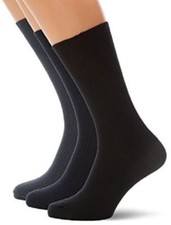 15 Pairs Of Men's Sport Socks, Black Cotton Rich Cushion Sole Socks, Size 6-11
