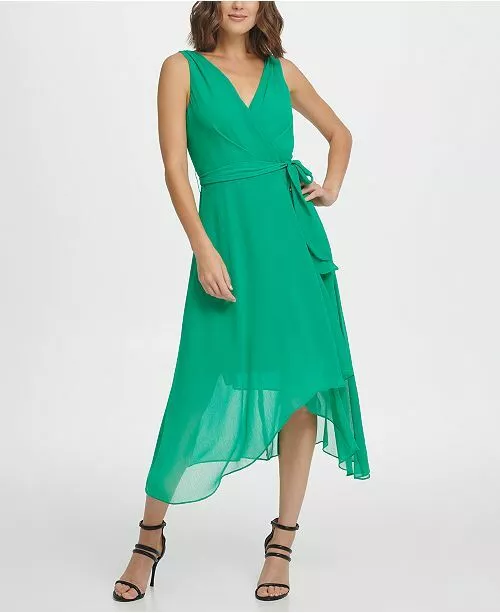 Dkny green shop dress
