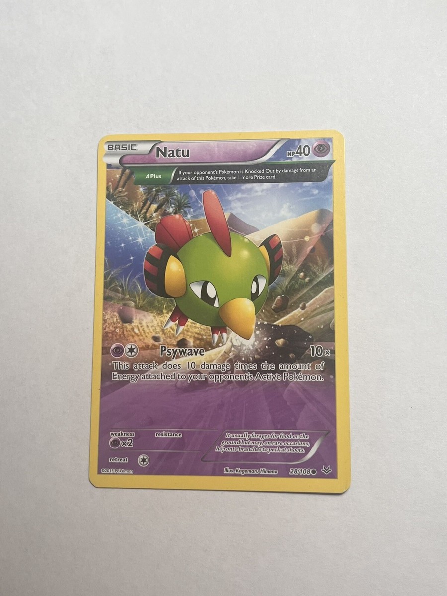 2015 Natu 28/108 XY Roaring Skies Pokemon TCG Card NM | eBay