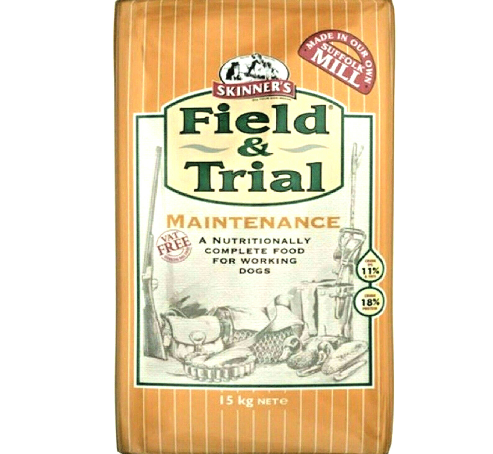 15kg SKINNERS FIELD & TRIAL MAINTENANCE Complete Food bp Working Dog