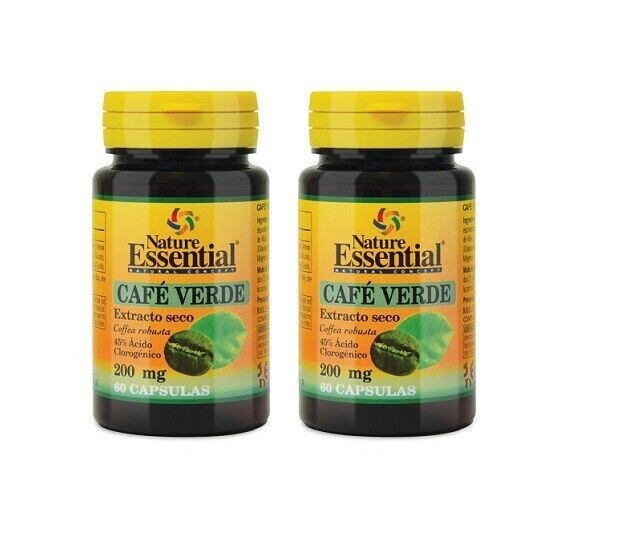 Café Verde 200 Mg (Extracto Seco 45%) 2X60 Cápsulas Nature Essential
