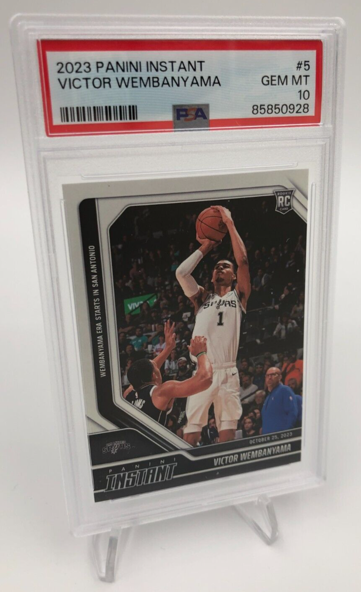 VICTOR WEMBANYAMA ROOKIE Card 2023 PANINI INSTANT #5 Spurs VICTOR WEMBANYAMA ROOKIE Card 2023 PANINI INSTANT #5 Spurs