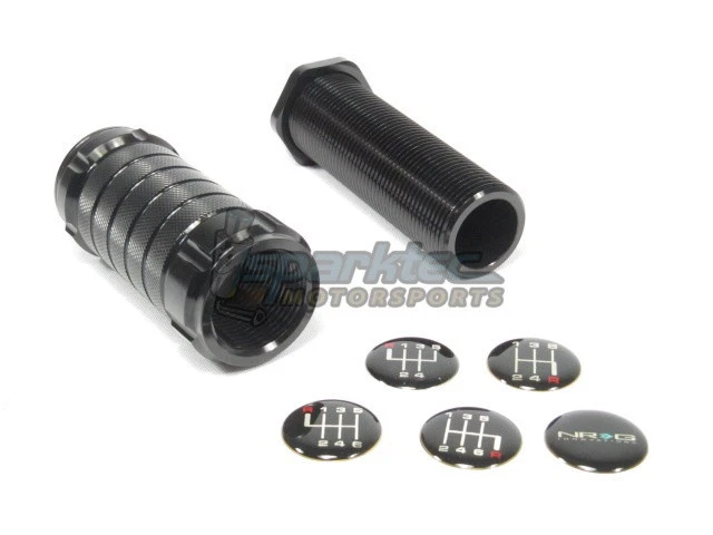 Perilla de cambio ajustable estilo "Stealth" negra NRG M10x1,25 mm para Nissan Mazda Kia Foto 3 de 4