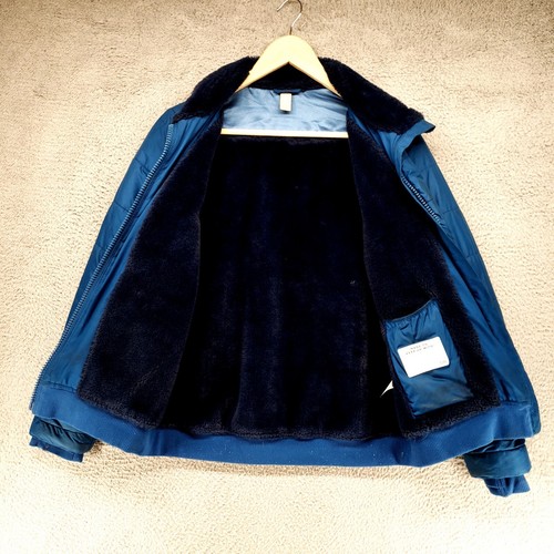 Athleta Girl Puffer Jacket Sz XL 14 Youth Girls GUC Faux Fur Lined Warm - Picture 16 of 22