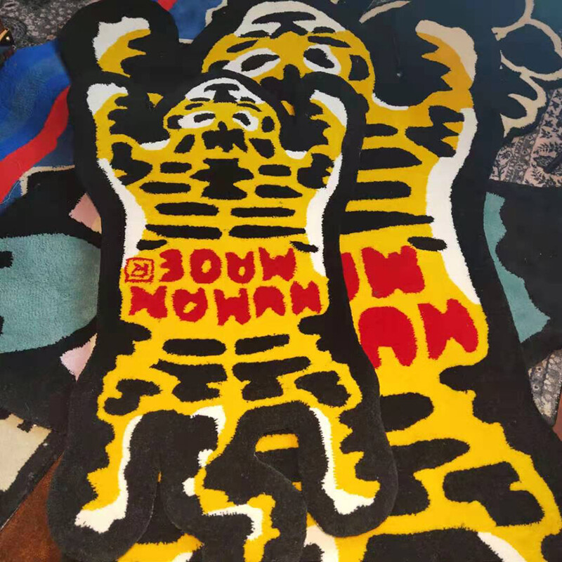 ラグ HUMAN MADE TIGER RUG LARGE HUMAN MADE TIGER RUG Classic Carpets Wool Home & Garden studio