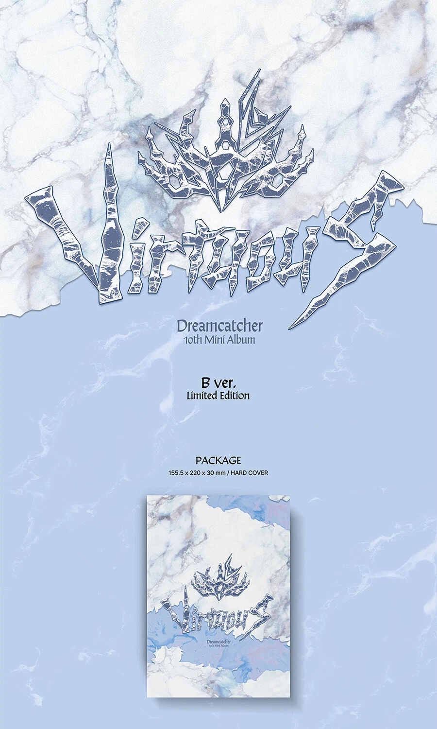 DREAMCATCHER [VIRTUOUS] 10th Mini Album CD+Photo Book+4 Card+PRE