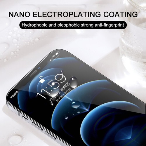 For iPhone 14 13 Pro Max 12 11 XS XR 7 8 6 HD Clear Tempered Glass Screen Film - Picture 10 of 16