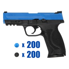 T4E .43 CAL FOXTROT PAINTBALL PISTOL PACKAGE KIT - SMITH & WESSON M&P 2.0 - BLUE