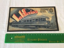 🟥LA LITTORINA locomotiva insuperabile cartoncino duce fascismo SANBE CASALE POR