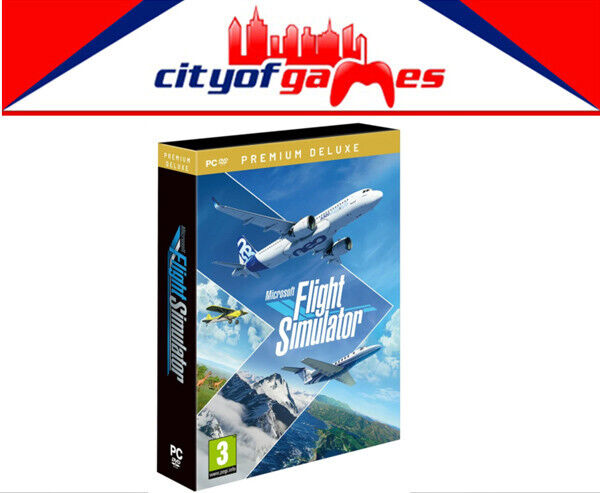 Microsoft Flight Simulator 2020 Premium Deluxe Edition PC, Physical Edition  