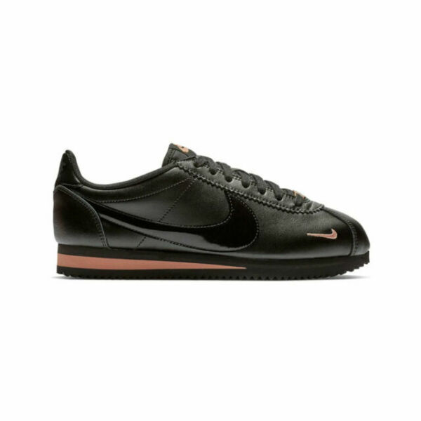 nike classic cortez womens black and gold