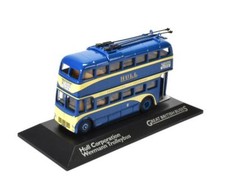 ATLAS EDITIONS GREAT BRITISH BUSES HULL CORPORATION WEYMANN TROLLEYBUS JB28