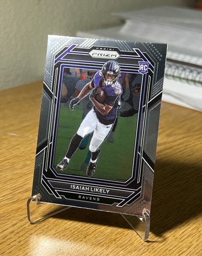 2022 Prizm Rookie Base Isaiah Likely RC #363 Coastal Carolina Baltimore Ravens - Picture 3 of 3