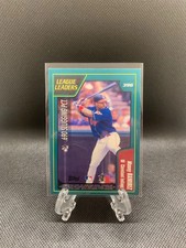 2000 Topps #396 League Leaders Todd Helton & Manny Ramirez
