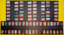 64gb micro sd card lot, 84 used SD cards, in protected 3D printed cases.
