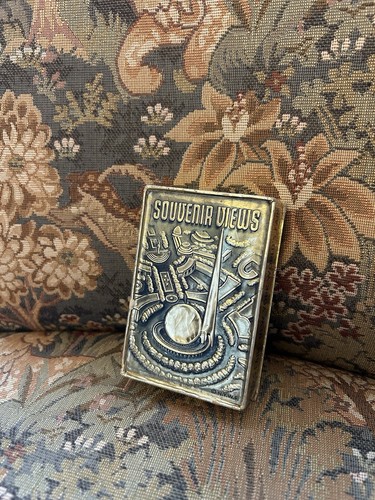1939 New York World’s Fair Souvenir Views Playing Cards Sealed Deck Gold Box