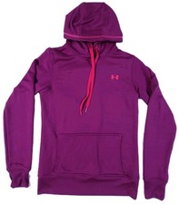 Under Armour Women s Pullover Hoodie Purple Fleece Style 1231947 Size XS
