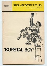 Brendah Behan's Borstal Boy Playbill Niall Toibin Frank Grimes Bruce Heighley