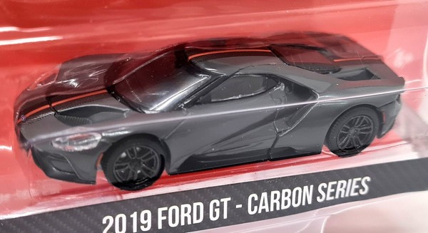 Greenlight 1/64 - Ford Gt 2019 Carbon Series Diecast Model Car-image
