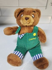 1996 Eden Don Freeman CORDUROY BEAR 11" Plush Green Overalls Vintage Book Toy