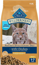 Blue Buffalo Wilderness High-Protein, Grain-Free Natural Dry Food for Adult Cats