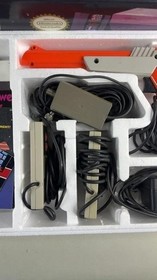 Consola Nintendo NES Sistema Juego de Acci&oacute;n Completo En Caja Buen Estado PROBADO Sin Juego