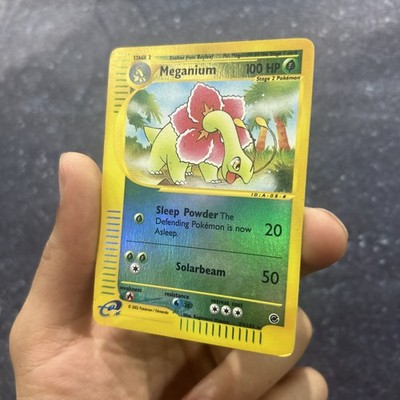 Pokémon TCG Meganium Reverse Holo Card 53/165 Expedition Base Set
