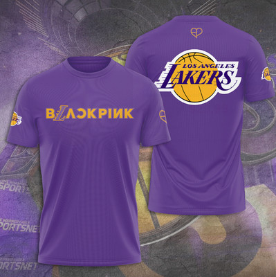 Los Angeles Laker X Blackpink 3D All Over Printed T-Shirt