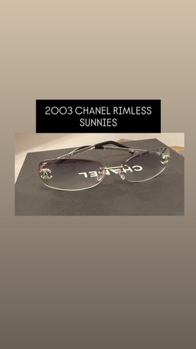 Authentic Vintage, Chanel Rimless Sunglasses￼
