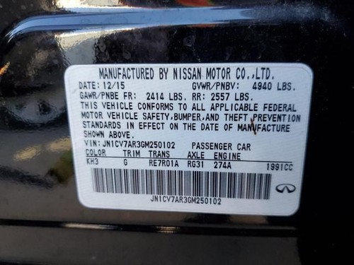 Starter Motor Fits 16-19 INFINITI Q50 287292 - Picture 7 of 11