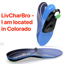 Heavy Duty Shoe Insoles Medium Arch Support Inserts Orthotics For 240 POUNDS-LG