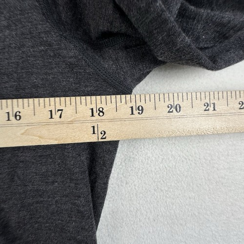 Maglione lana donna grande grigio PRO KNIT pullover felpa con cappuccio peso medio merino - Foto 2 di 10