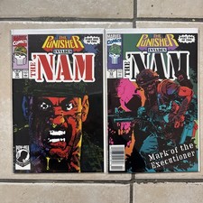 The Nam 52 53 The Punisher Invades Parts 1 2 Marvel Comics 1990