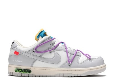 Nike Dunk Low Off-White 'Lot 47' Size 11, DS BRAND NEW DAMAGED BOX