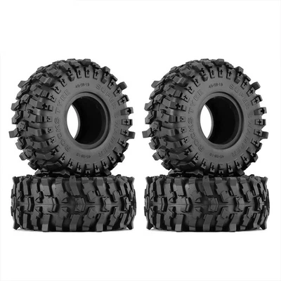 1.9" Crawler Wheel Tire 118mm Rubber Tyre for 1/10 RC Car Axial Traxxas TRX4 D90