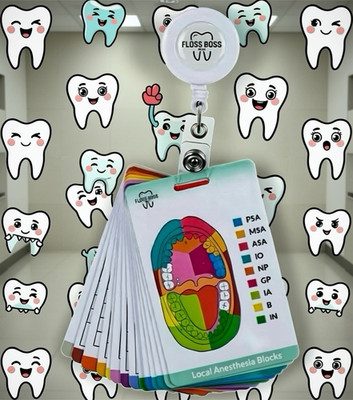 Dental Hygiene Reference & Study Cards - FLOSS BOSS RDH NEW  