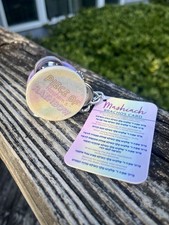 Keychain tambourine for Geulah with mashiach brachos