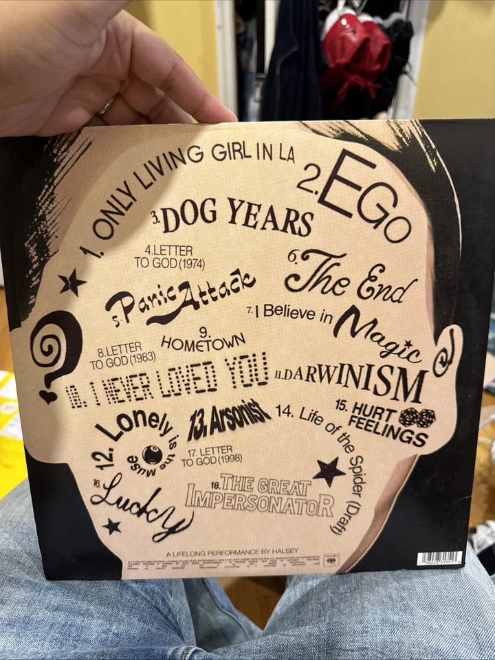 HALSEY – THE GREAT IMPERSONATOR - VINYL 2xLP BLACK opened Great Shape Foto 2 de 3