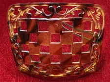 Antique Hair Barrette Large Faux Tortoiseshell Depose Signed Blackbird Excellent