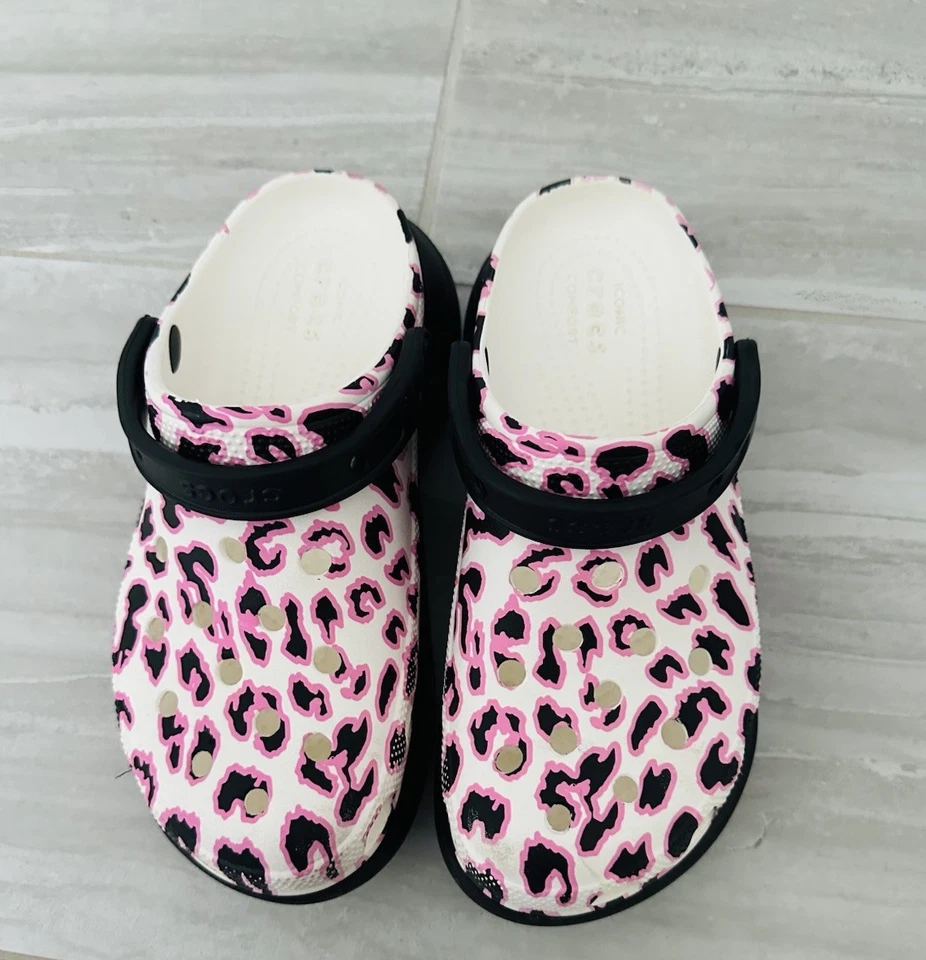 Клоги на платформе для совместной работы Crocs Ron English Party Animal Cruella Bae США W8 - Изображение 2 из 4