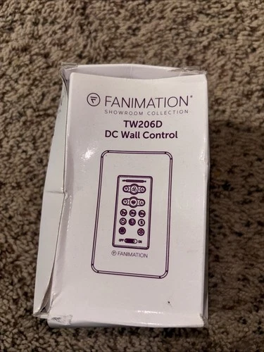 FANIMATION Ceiling Fan Wall Control TW206 White USA Seller New Opened Box - Picture 1 of 3