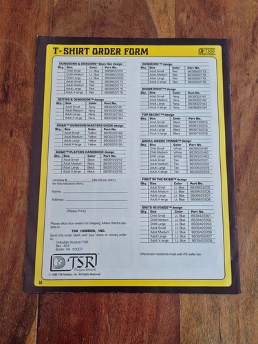 Dungeons & Dragons Gateway To Adventure Catalog 1981 TSR Hobbies Vintage Magazin - Picture 2 of 5