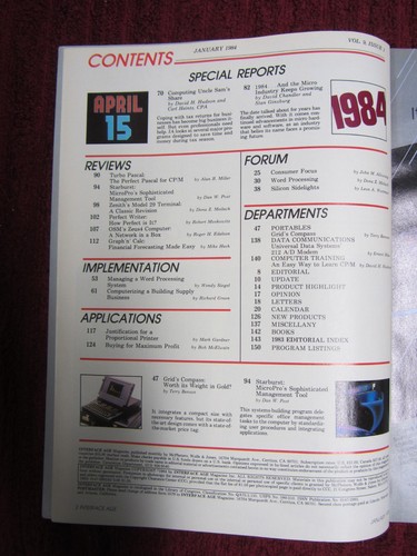 Vintage Interface Age Magazine January-July minus April 1984 - Lot of 6 - Picture 3 of 8