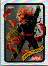 2025 TOPPS CHROME MARVEL REFRACTOR #172 CAROL DANVERS